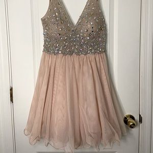 Windsor rhinestones mini dress